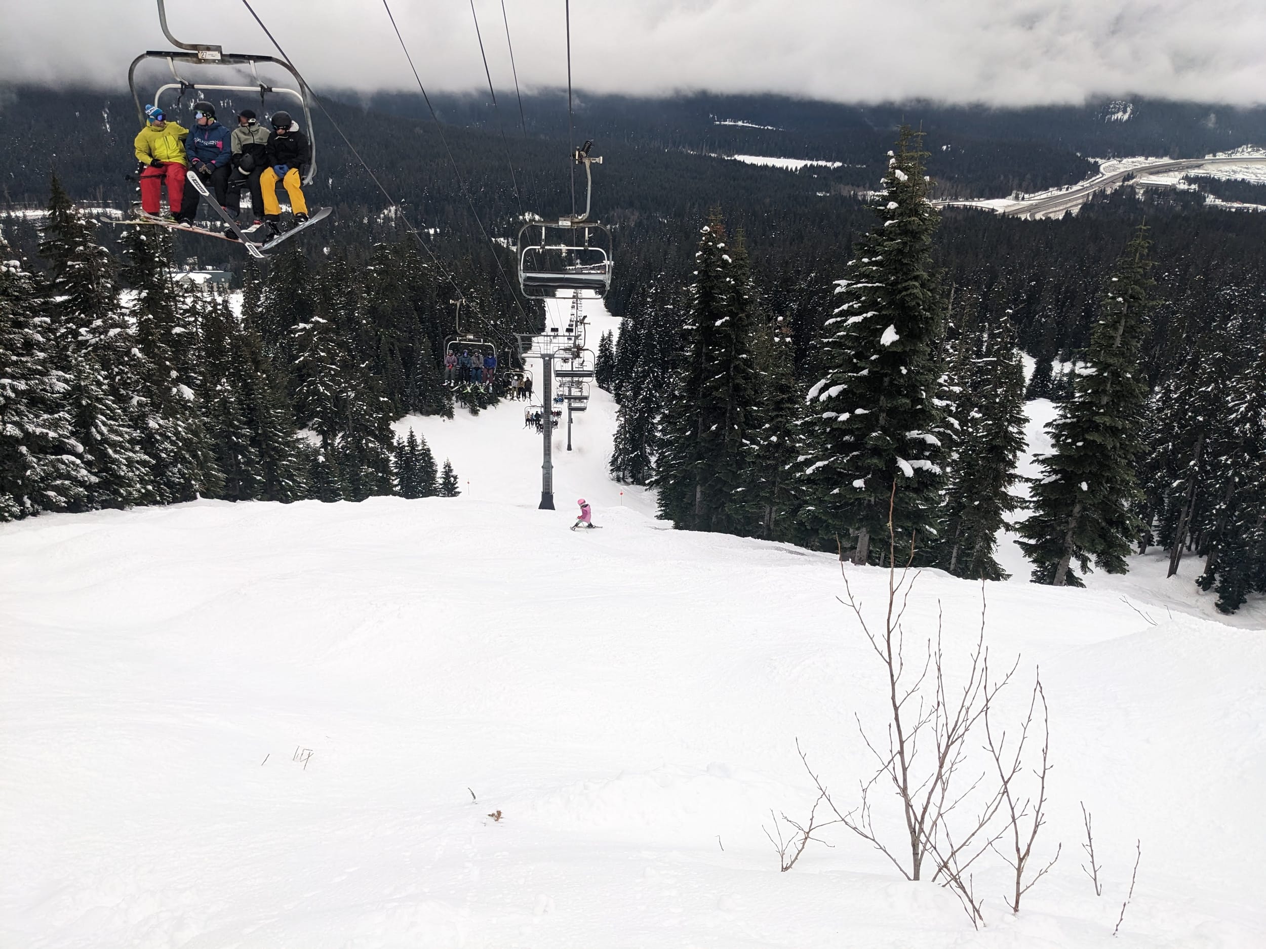 Jan Skiing Double Header