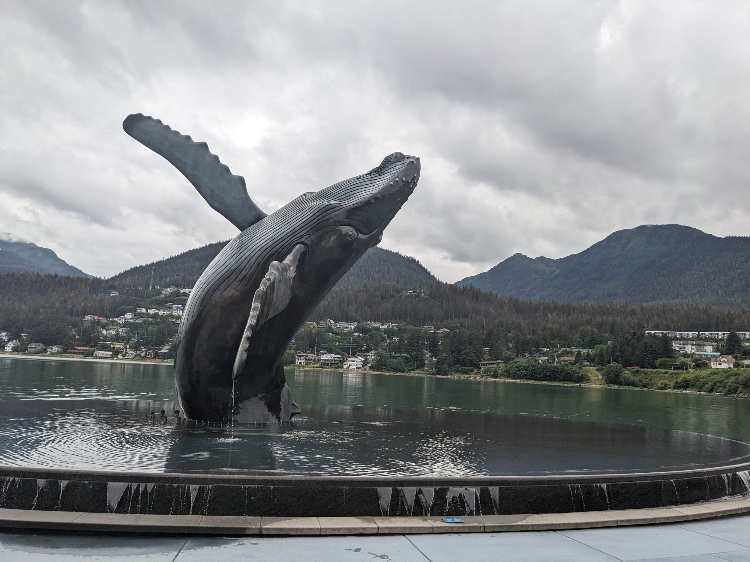 whale statue